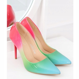 Navete multicolore umbrite LE065 Rainbow Green 2