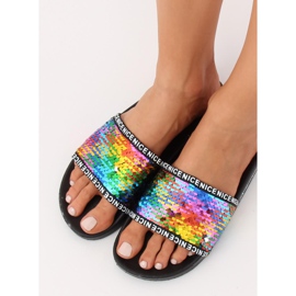 Papuci de paiete multicolori BG50 Mix Color 2