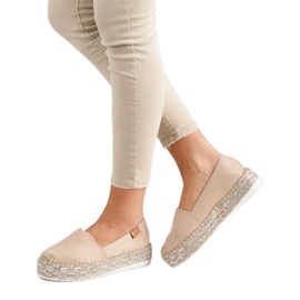 Forever Folie Espadrile bej pe platformă 2