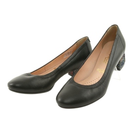 Arka Pompe de piele pentru femei Negru 5627 3
