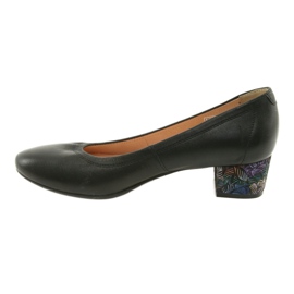 Arka Pompe de piele pentru femei Negru 5627 2