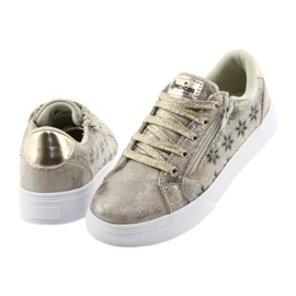 Slider de aur American Club ES13 pentru fete sportive negru galben 4