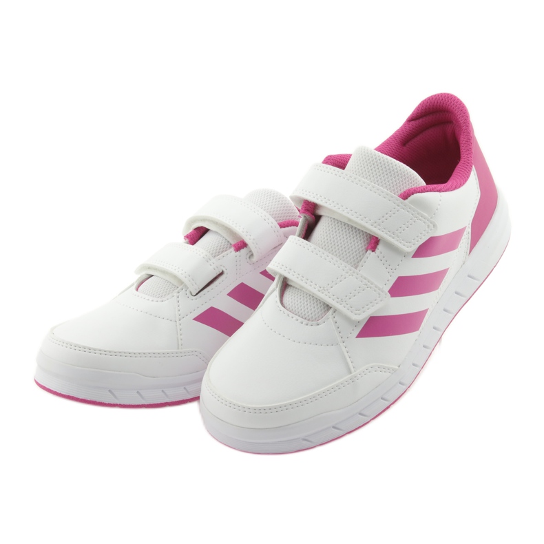 Pantofi Adidas AltaSport CF K Jr D96828 alb roz 3