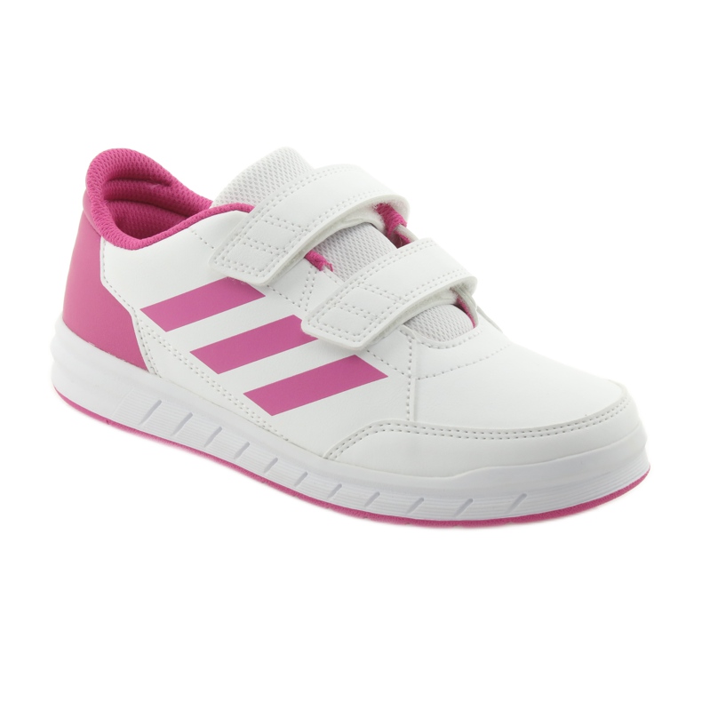 Pantofi Adidas AltaSport CF K Jr D96828 alb roz 1