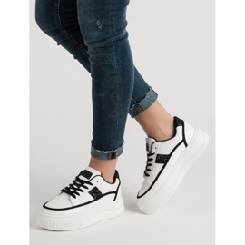 Creepers albi cu sclipici 1