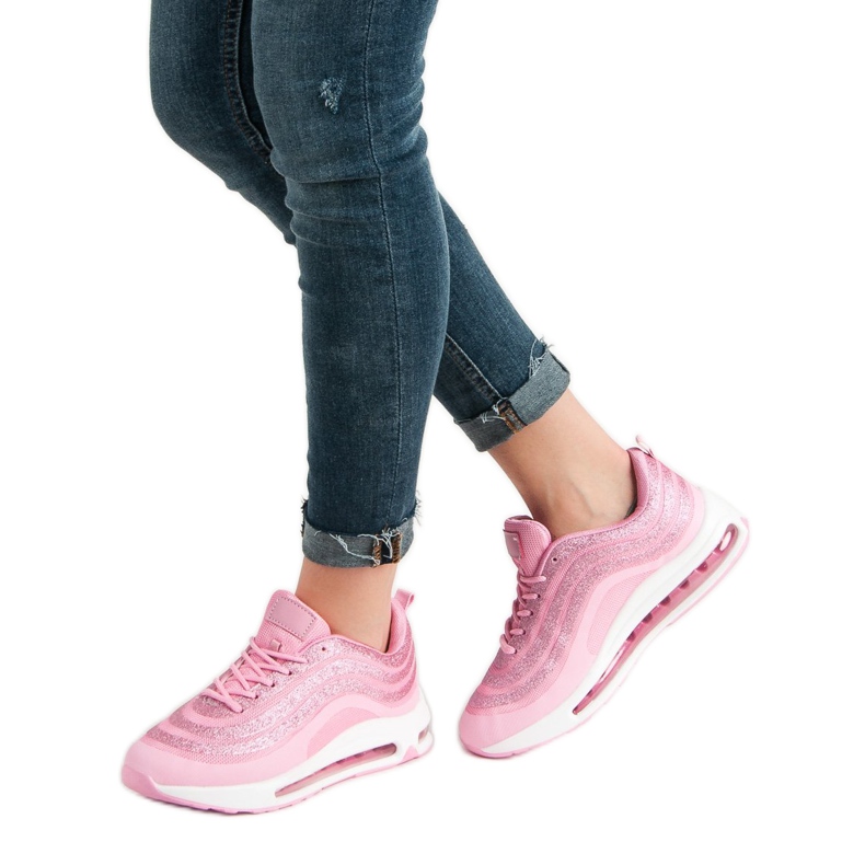 Pantofi sport la modă roz 2 Pantofi sport la modă roz 2
