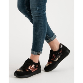 Seastar Încălțăminte sport cu paiete negru 2