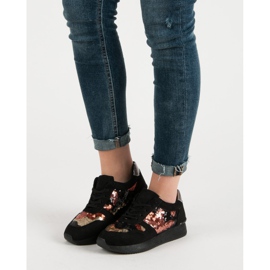 Seastar Încălțăminte sport cu paiete negru 1