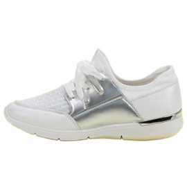 Pantofi sport de alunecare alb 1
