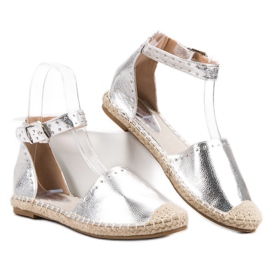 Best Shoes Espadrile cu jeturi gri 1 Best Shoes Espadrile cu jeturi gri 1
