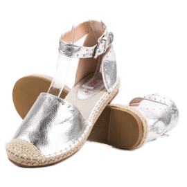 Best Shoes Espadrile cu jeturi gri 2 Best Shoes Espadrile cu jeturi gri 2