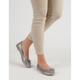 Evento Balerină de argint cu arc gri 2 Evento Balerină de argint cu arc gri 2