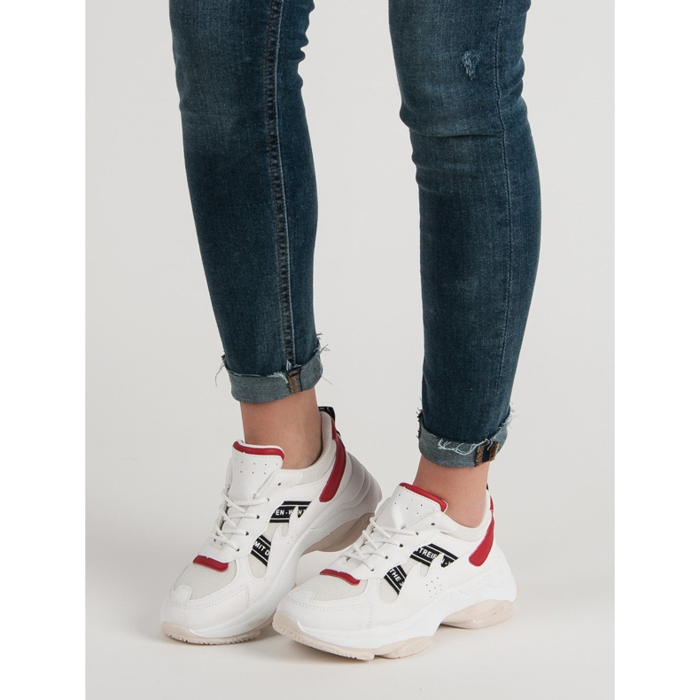 Via Giulia  Pantofi sport la modă alb 2