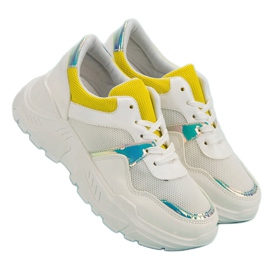 SHELOVET Adidași confortabili alb 2