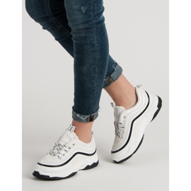 Pantofi sport textile alb 1