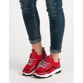 Pantofi sport textile roșu 2 Pantofi sport textile roșu 2
