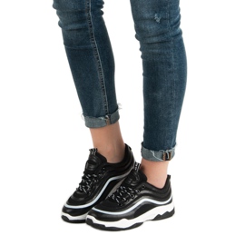 Pantofi sport textile negru 2