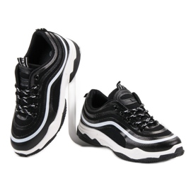 Pantofi sport textile negru 1