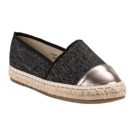Marquiz Espadrile casual negru 1