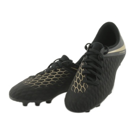 Ghete de fotbal Nike Hypervenom Phantom 3Club FG Jr AJ4146-090 negru 3 Ghete de fotbal Nike Hypervenom Phantom 3Club FG Jr AJ4146-090 negru 3