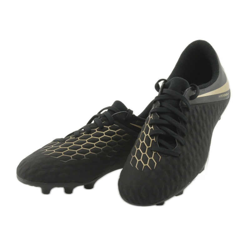 Ghete de fotbal Nike Hypervenom Phantom 3Club FG Jr AJ4146-090 negru 3 Ghete de fotbal Nike Hypervenom Phantom 3Club FG Jr AJ4146-090 negru 3