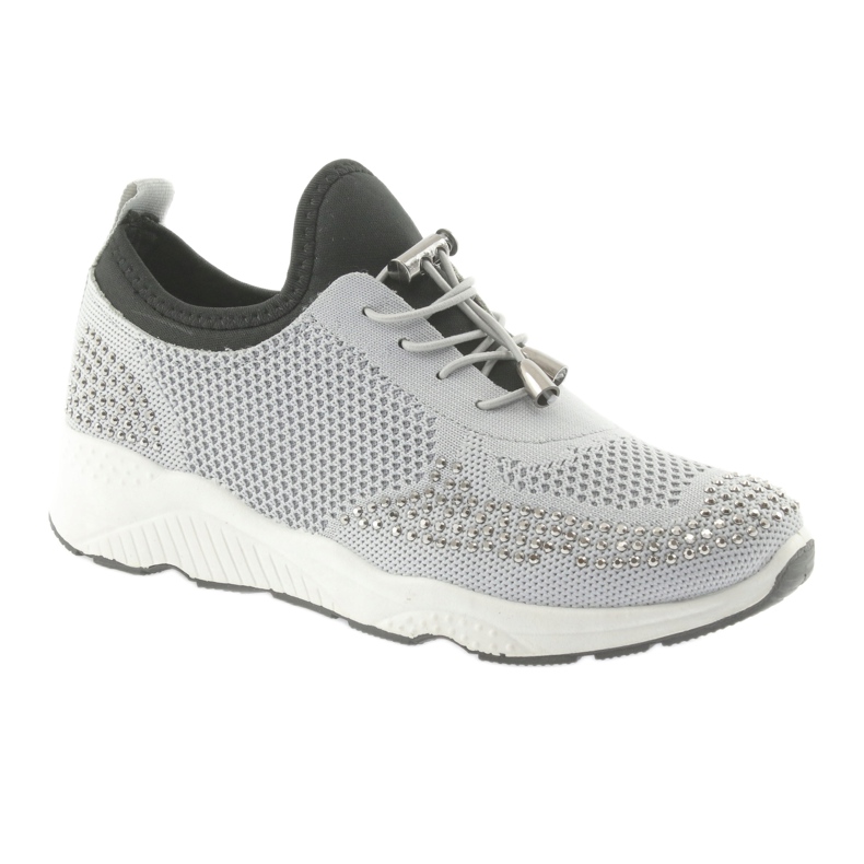 Sporturi pentru femei DK FS19 cu zirconii gri negru 1