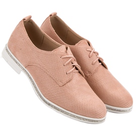 Seastar Pantofi cu pulbere cu cristale roz 2