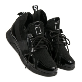 Adidași negri alunecați negru 1