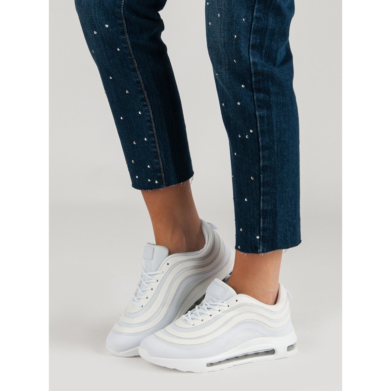 Pantofi sport la modă alb 2