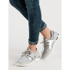 Pantofi sport de alunecare gri 2