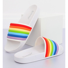 Alb curcubeu T325P alb II-GAT multicolor 1
