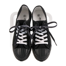 Yes Mile Adidași negri la modă negru 1