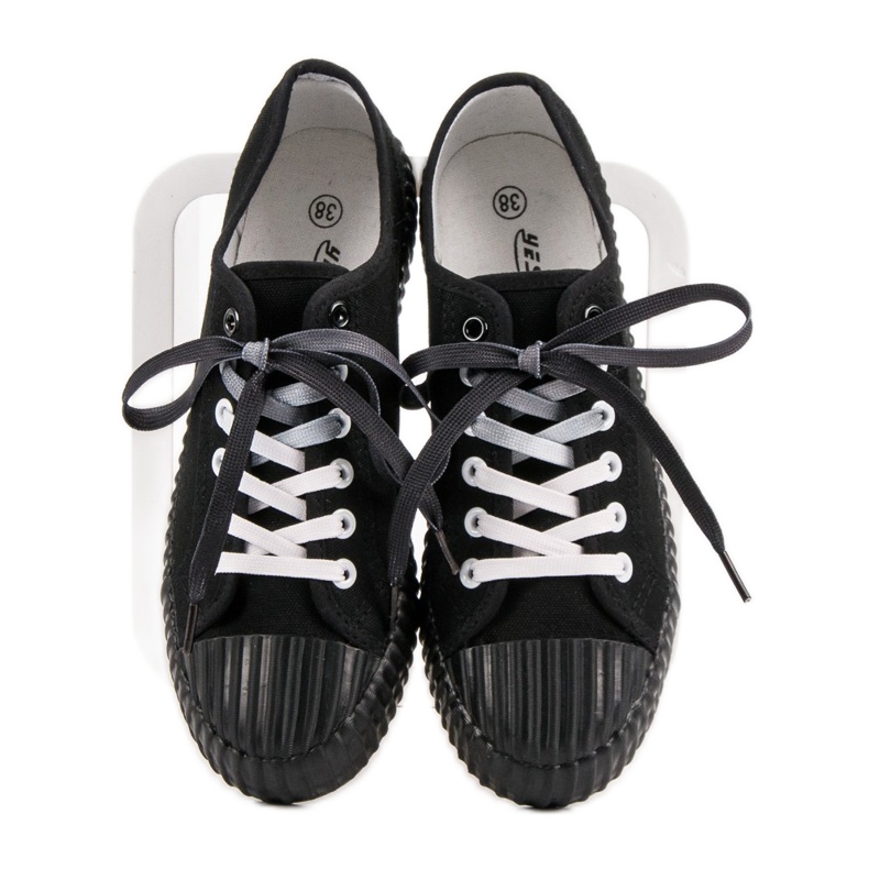 Yes Mile Adidași negri la modă negru 1
