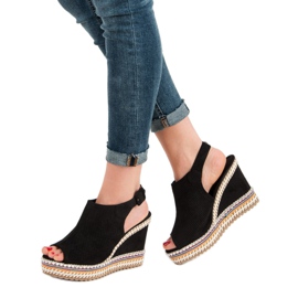 Nio Nio Sandale încastrate încorporate negru 1