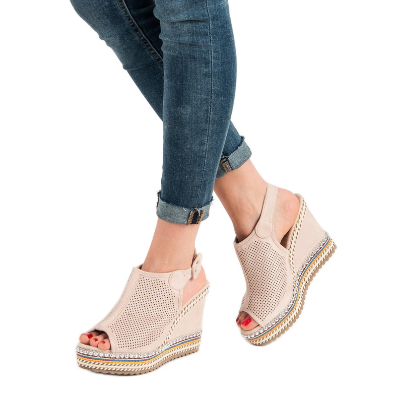 Nio Nio Sandale încastrate încorporate roz 1