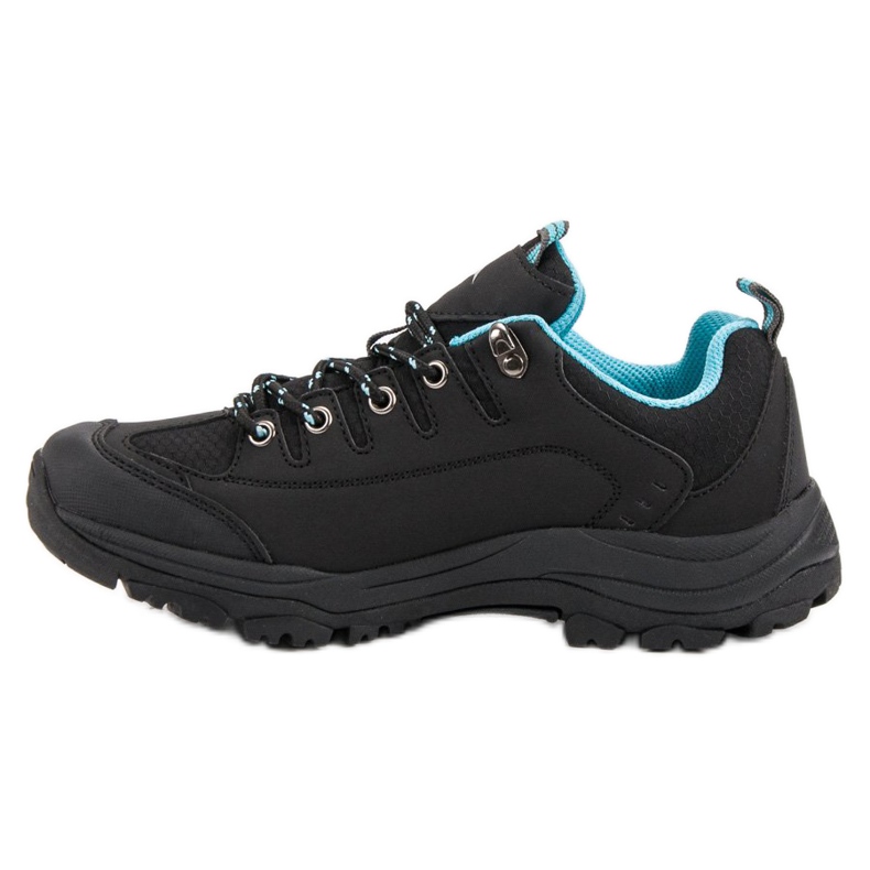 Pantofi de trekking negri negru 1