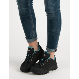 Pantofi de trekking negri negru 2