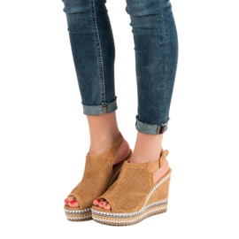 Nio Nio Sandale încastrate încorporate maro 1