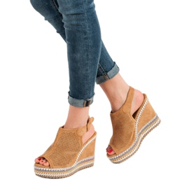 Nio Nio Sandale încastrate încorporate maro 2