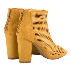Nio Nio Cizme Openwork Toe Open galben 4