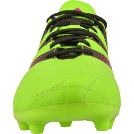 Ghete de fotbal Adidas Ace 16.3 FG / AG M Leather AF5162 verde verde 2