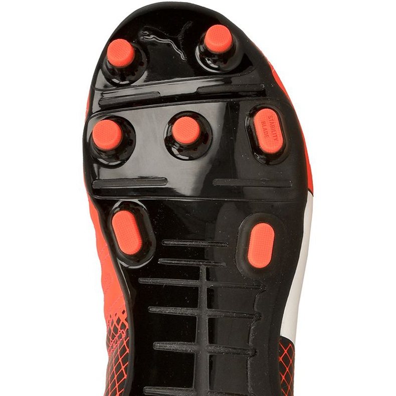 Ghete de fotbal Puma evoPOWER 4.3 Fg Jr 10362403 roșu roșu 1