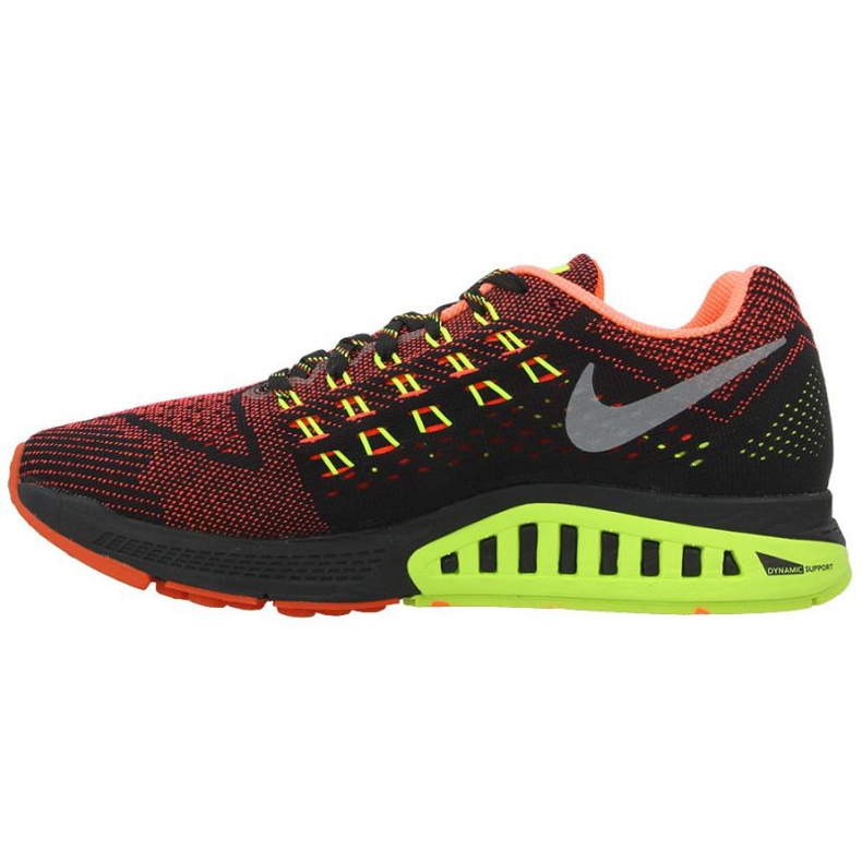 Pantofi de alergare Nike Zoom Structure 18 W 683737-806 negru roșu 1