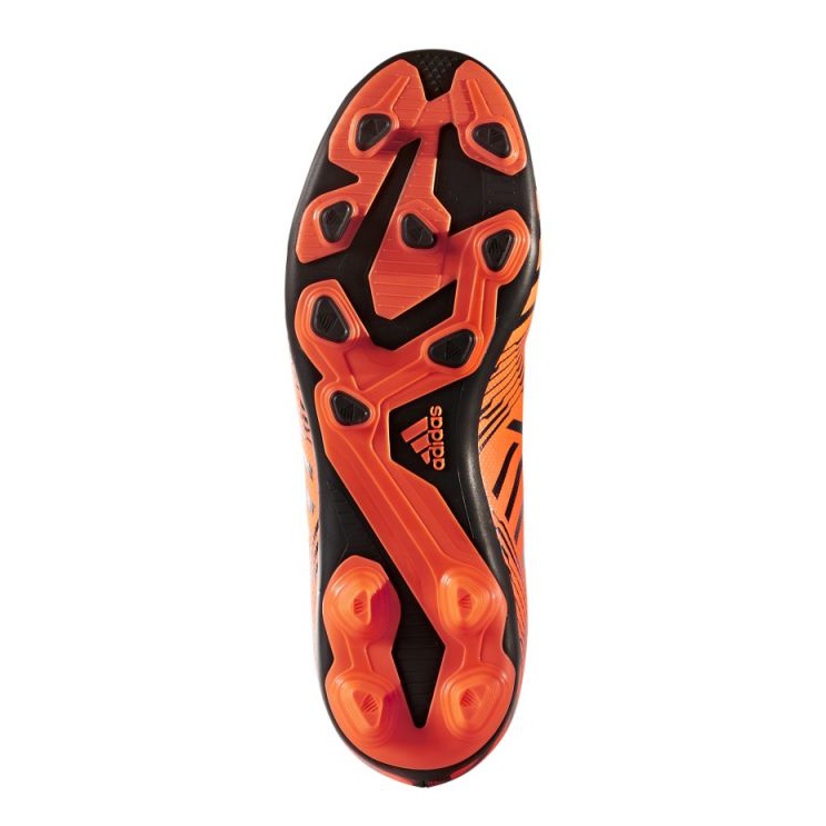 Ghete de fotbal Adidas Nemeziz 17.4 FxG Jr S82460 portocale portocale 2