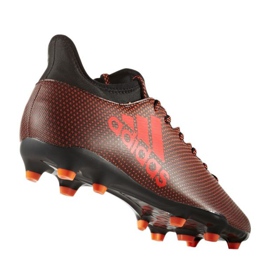 Ghete de fotbal Adidas X 17.3 Fg M S82365 multicolor portocale 1