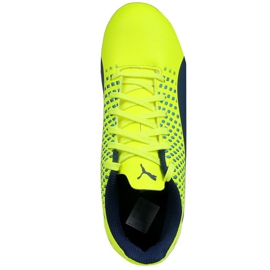 Puma Adreno Iii Fg Safety Junior 104049 10 ghete de fotbal de aur verde 1