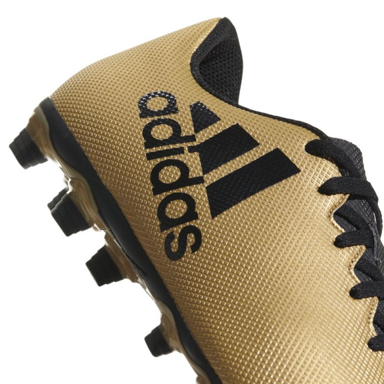 Ghete de fotbal Adidas X 17.4 FxG M CP9195 de aur 1
