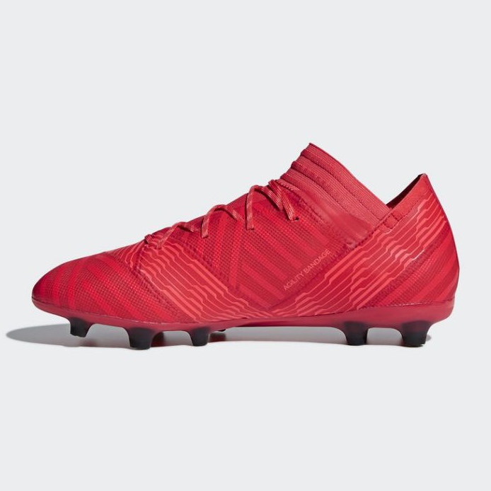 Ghete de fotbal Adidas Nemeziz 17.2 Fg M CP8971 roșu roșu 1