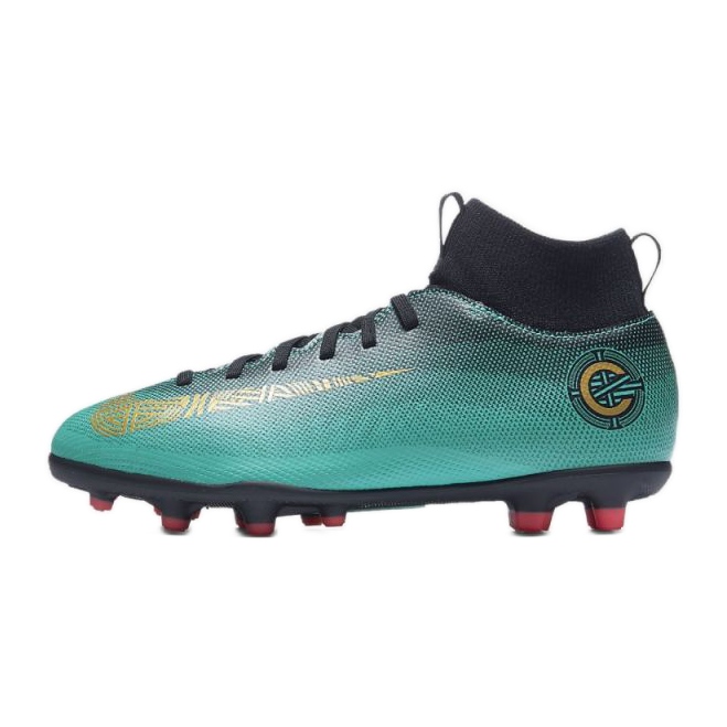 Pantofi de fotbal Nike Mercurial Superfly 6 Club CR7 Mg Jr AJ3115-390 albastru albastru 1
