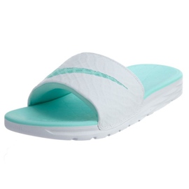 Nike Benassi Solarsoft Slide 705475-130 alb verde 1